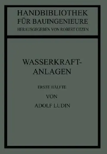 Cover of Wasserkraftanlagen