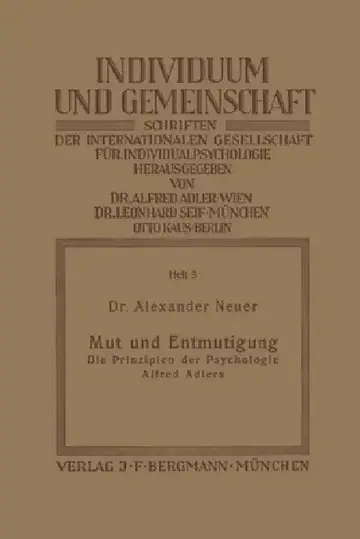 Cover of Mut und Entmutigung