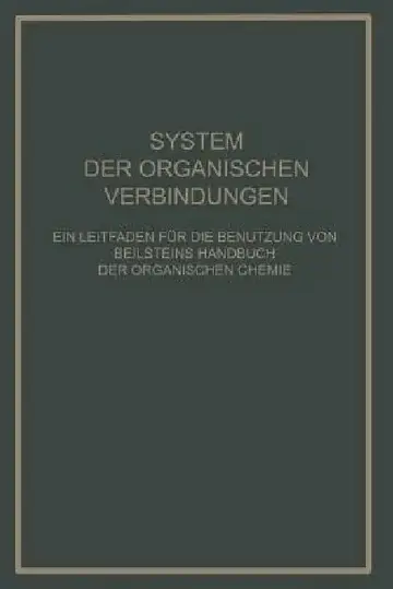 Cover of System Der Organischen Verbindungen