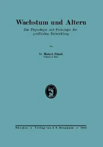 Cover of Wachstum Und Altern