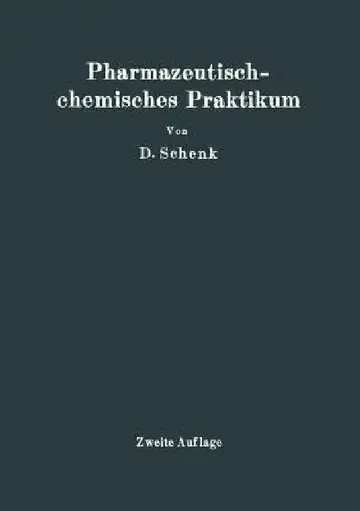 Cover of Pharmazeutischchemisches Praktikum