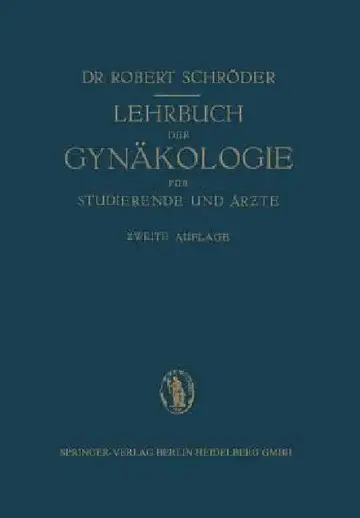 Cover of Lehrbuch Der Gynäkologie