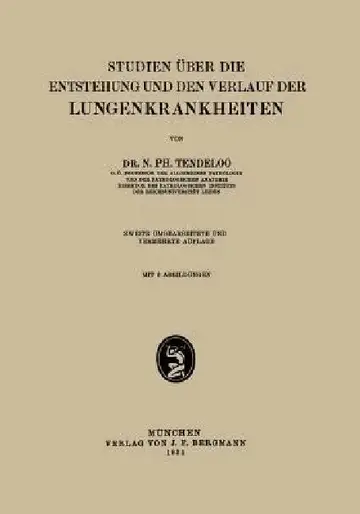 Cover of Studien Über Die Entstehung Und Den Verlauf Der Lungenkrankheiten