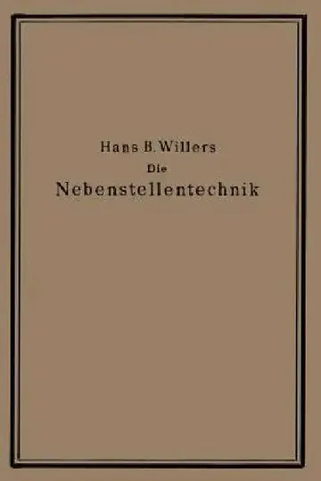 Cover of Die Nebenstellentechnik