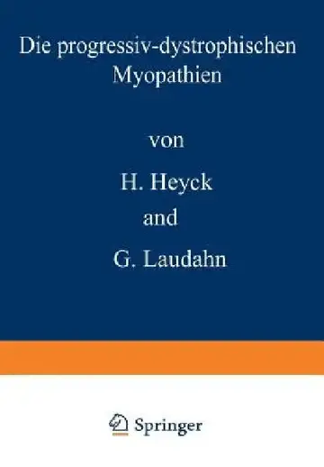 Cover of Die Progressiv-Dystrophischen Myopathien