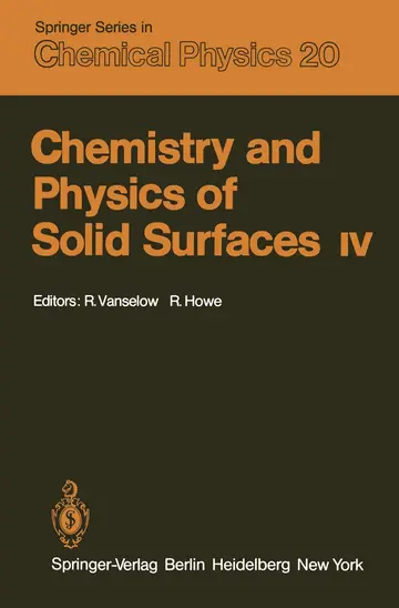Cover of Chemistry and Physics of Solid Surfaces IV