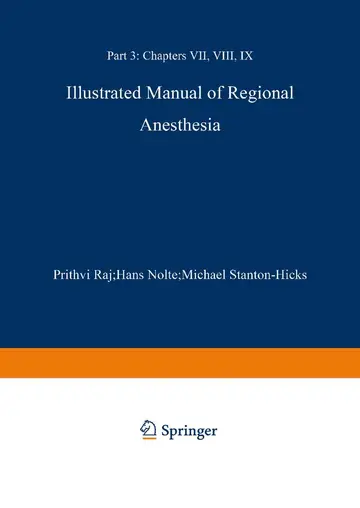 Cover of Illustrated Manual of Regional Anesthesia