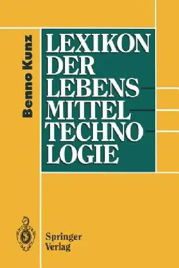 Cover of Lexikon Der Lebensmitteltechnologie