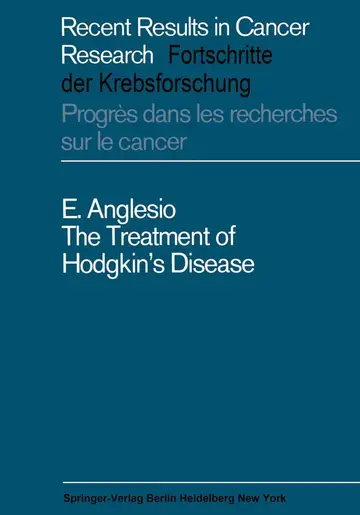 Cover of The Treatment of Hodgkin's Disease
