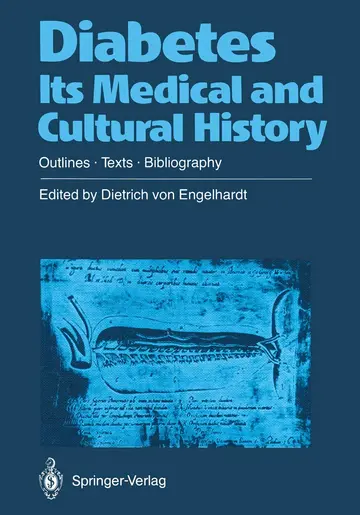 Cover of Diabetes Its Medical and Cultural History