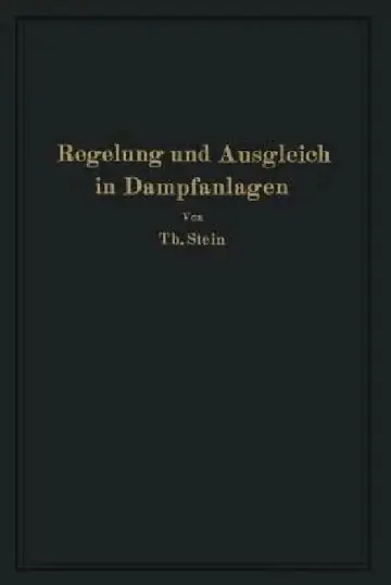 Cover of Regelung Und Ausgleich in Dampfanlagen