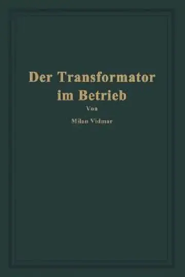 Cover of Der Transformator Im Betrieb