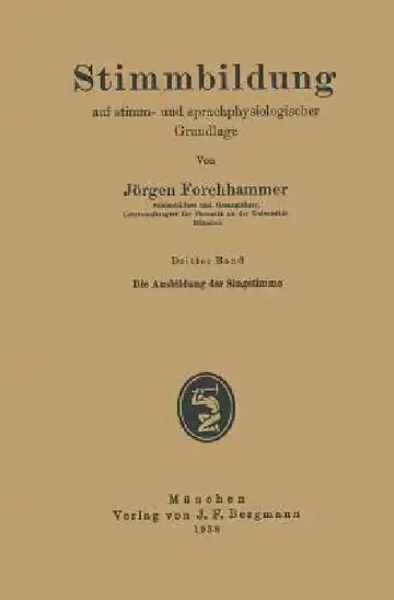 Cover of Die Ausbildung Der Singstimme