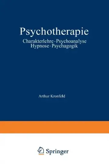 Cover of Psychotherapie