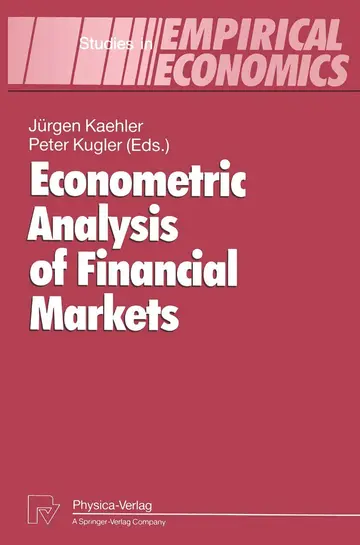 Cover of Econometric Analysis of Financial Markets