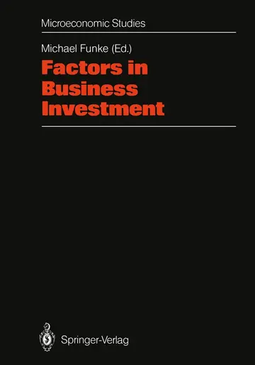 Cover of Factors in Business Investment