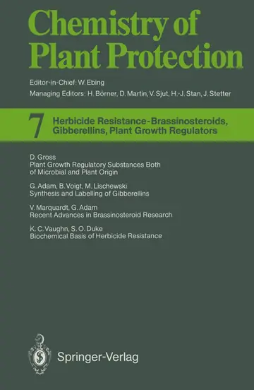 Cover of Herbicide Resistance - Brassinosteroids, Gibberellins, Plant Growth Regulators