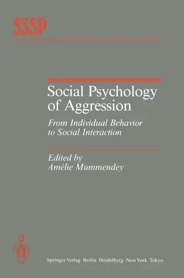 Cover of Social Psychology of Aggression