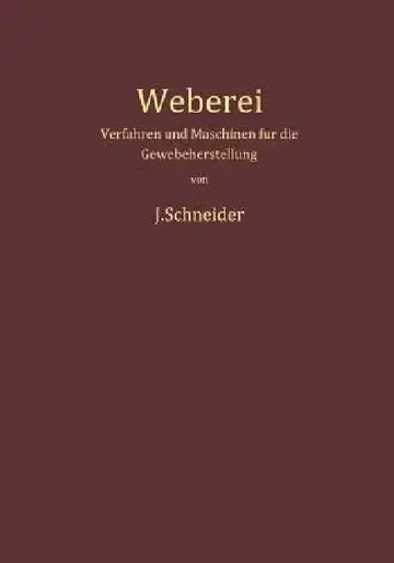 Cover of Weberei