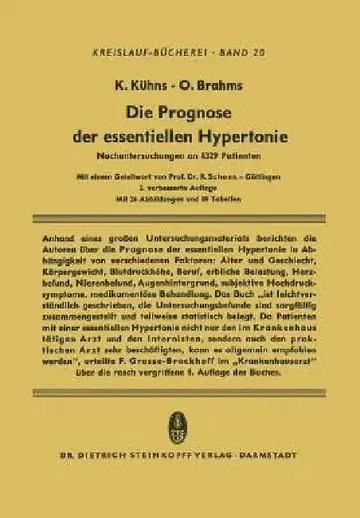 Cover of Die Prognose Der Essentiellen Hypertonie