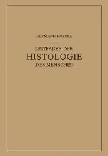 Cover of Leitfaden Der Histologie Des Menschen