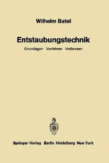 Cover of Entstaubungstechnik
