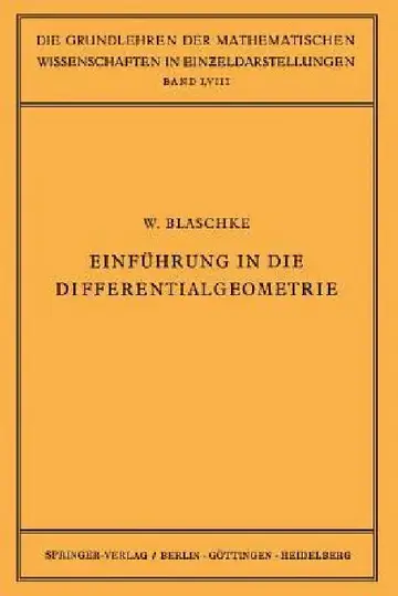 Cover of Einführung in Die Differentialgeometrie