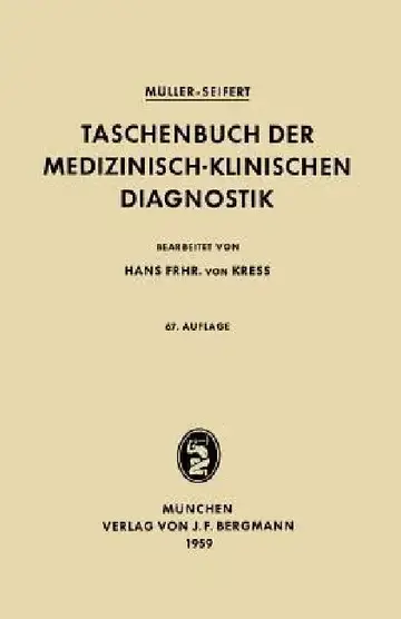 Cover of Taschenbuch Der Medizinisch-Klinischen Diagnostik