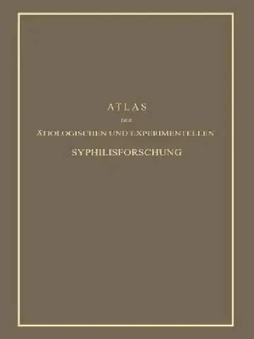 Cover of Atlas Der Ätiologischen Und Experimentellen Syphilisforschung