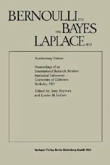Cover of Bernoulli 1713 Bayes 1763 Laplace 1813