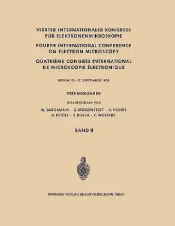 Cover of Vierter Internationaler Kongress Für Elektronenmikroskopie / Fourth International Conference on Electron Microscopy / Quatrième Congrès International