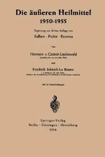 Cover of Die Äußeren Heilmittel 1950-1955