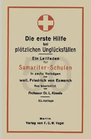 Cover of Die Erste Hilfe Bei Plötzlichen Unglücksfällen