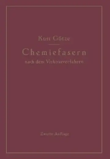 Cover of Chemiefasern Nach Dem Viskoseverfahren (Reyon Und Zellwolle)