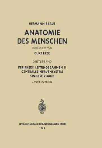 Cover of Periphere Leitungsbahnen II Centrales Nervensystem Sinnesorgane