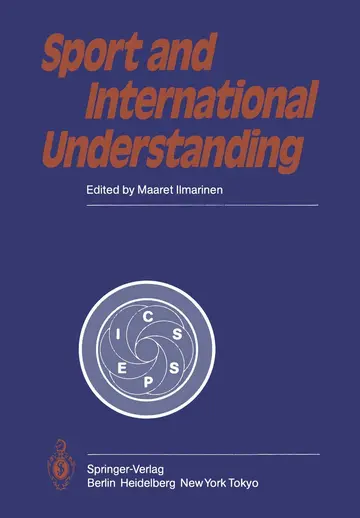 Cover of Sport and International Understanding