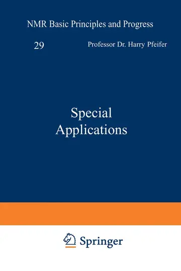 Cover of Special Applications