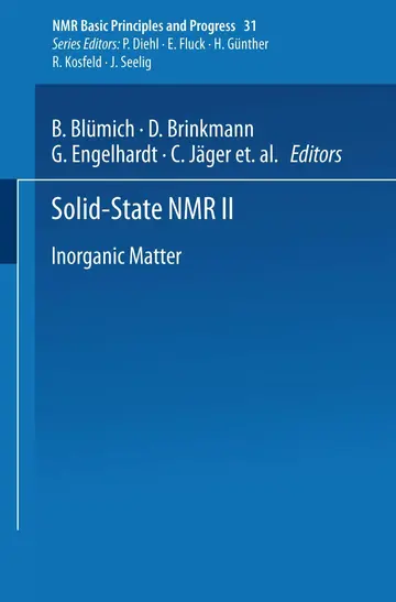 Cover of Solid-State NMR II