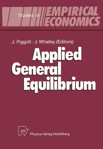 Cover of Applied General Equilibrium