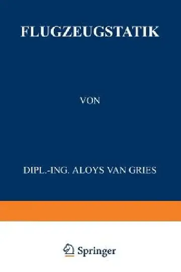 Cover of Flugzeugstatik