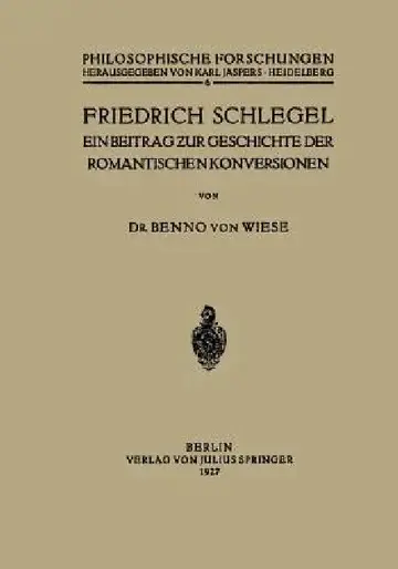 Cover of Friedrich Schlegel
