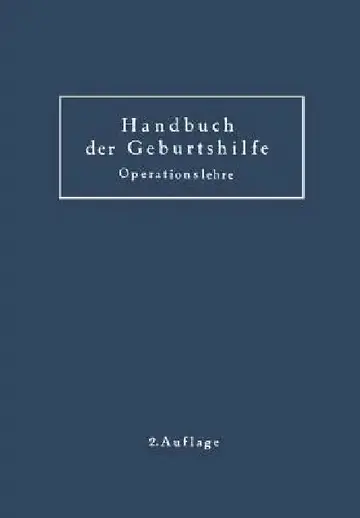 Cover of Geburtshilfliche Operationslehre
