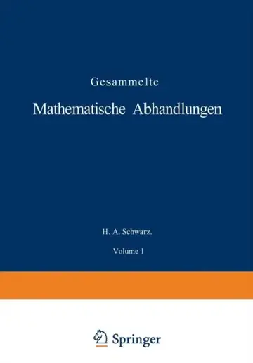 Cover of Gesammelte Mathematische Abhandlungen