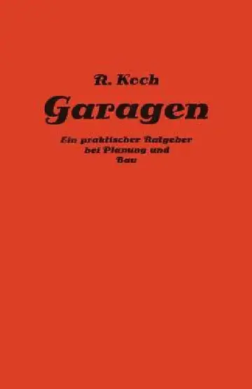 Cover of Private Und Gewerbliche Garagen