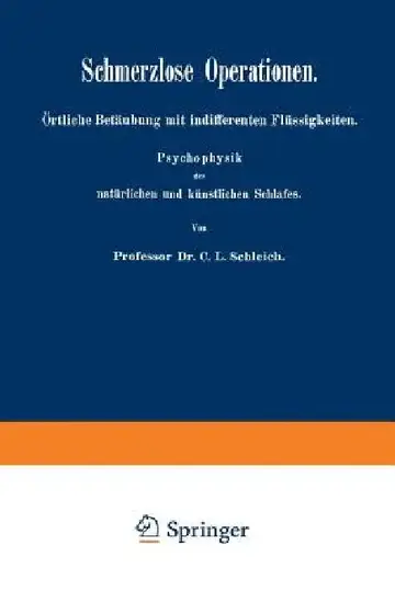 Cover of Schmerzlose Operationen
