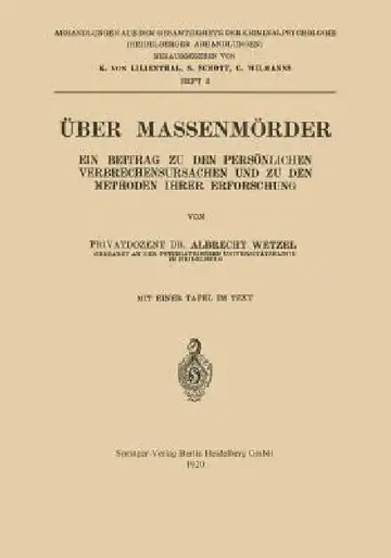 Cover of Über Massenmörder