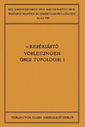 Cover of Vorlesungen Über Topologie