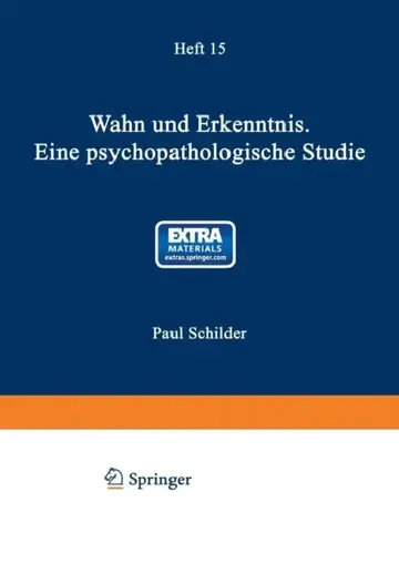 Cover of Wahn Und Erkenntnis