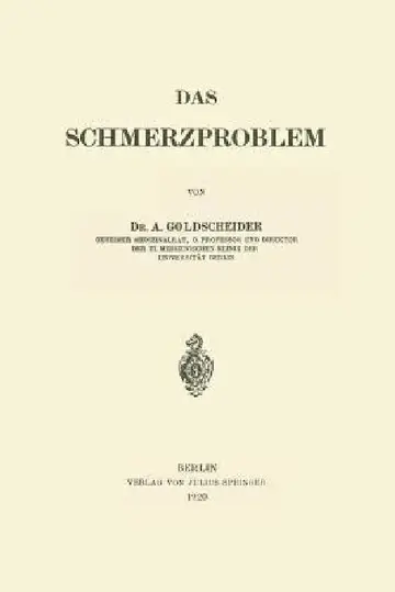Cover of Das Schmerzproblem