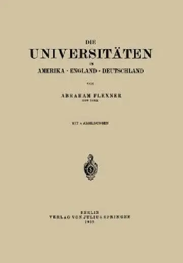 Cover of Die Universitäten in Amerika - England - Deutschland